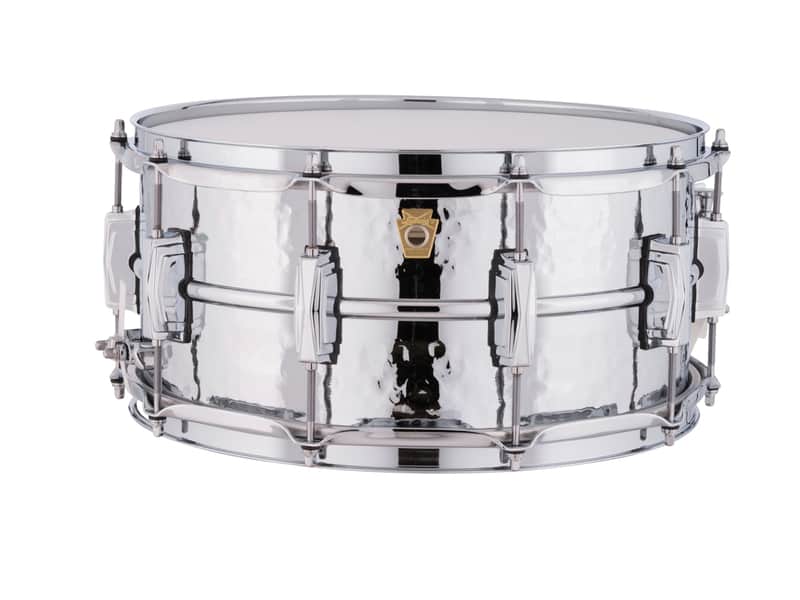 Ludwig LM402K Hammered Supraphonic 6.5x14" Aluminum Snare Drum image 1