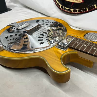Galveston Singlecut Acoustic Electric Resonator Guitar image 16