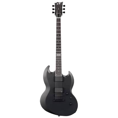 ESP E-II Viper Baritone Charcoal Metallic Satin image 2
