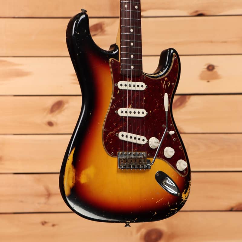 Fender Custom Shop Limited Dennis Galuszka Masterbuilt 1960 Stratocaster Relic - 3 Color Sunburst - R129866 - PLEK'd