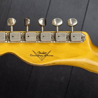 Fender Custom Shop 59 Tele Custom Relic MN - Wide-Fade Chocolate 3-Color Sunburst image 8