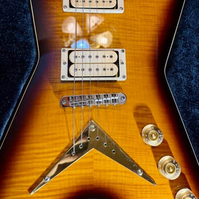 Dean Chicago Flame Series '79 ML Electric Guitar Trans Brazilia Finish w/ OHSC image 4