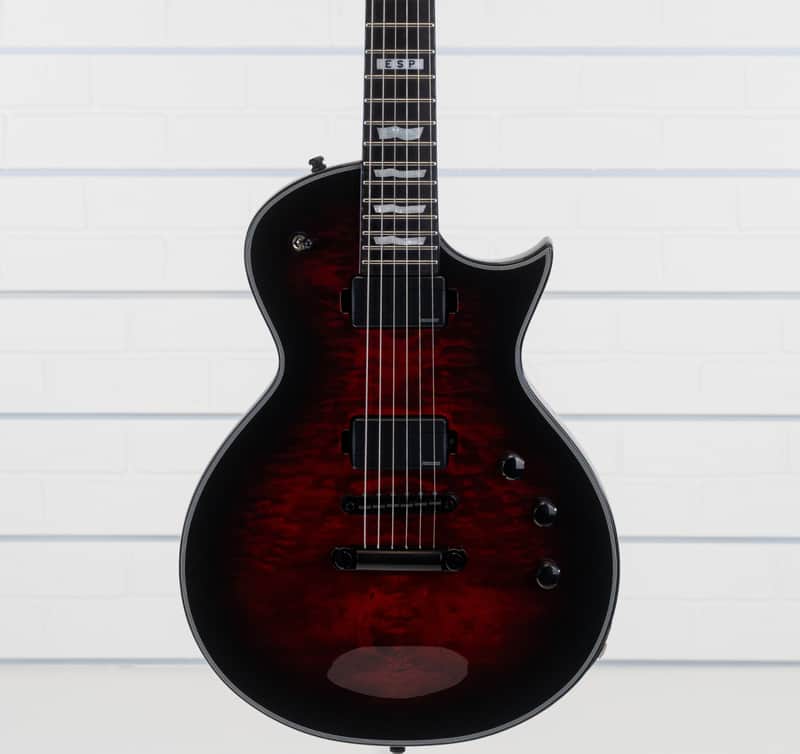 ESP E-II Eclipse Electric Guitar, Ebony Fingerboard, See Thru Black Cherry Sunburst image 1