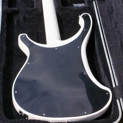 Vintage 1970's John Birch Bass In Rare Arctic White image 14