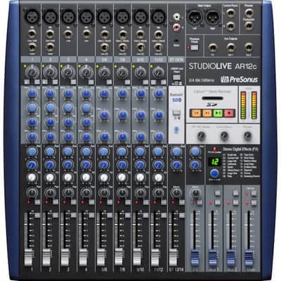 PreSonus STUDIOLIVE-AR12C 2020's - Greyish-black blue sides image 4