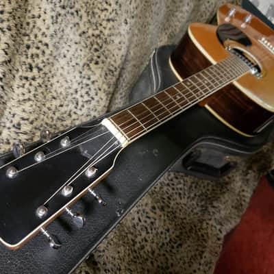 Vintage Fame Acoustic Electric Guitar 747 Chet Atkins MIJ Japan 1970's w/Hard Shell Dean Case! image 3