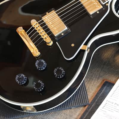 2013 Gibson Les Paul Custom Electric Guitar Black Ebony + COA HSC image 5