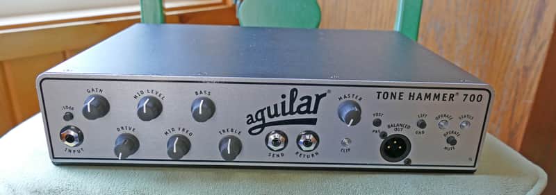 Aguilar Tone Hammer 700 700-Watt Bass Amp Head 2.67 ohm capable image 1