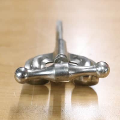 Slingerland Radio King Nickel Plated Bass Drum T Rod & Claw Vintage 1940's image 4