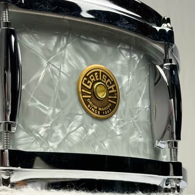 Gretsch 5x14" USA Custom Snare Drum - White Marine Pearl image 5