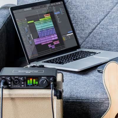 MOTU M2 USB-C Audio Interface 2019 - Present - Black image 8