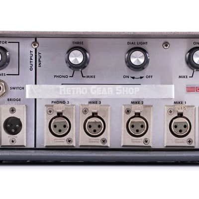 Collins 212H-1 Remote Amplifier Vintage Rare 3 channel microphone mixer image 3