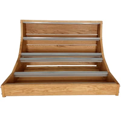 13U / 126hp Eurorack case VITA-slim • Rails + Threaded strips / Oak / Unpowered image 3