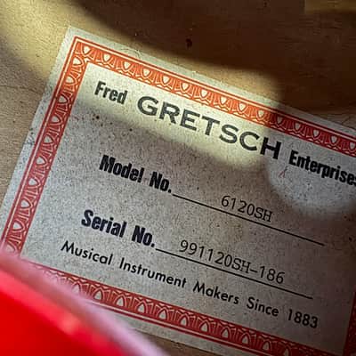 Gretsch 6120SH Hot Rod Brian Setzer 1999 Candy Apple Red image 7