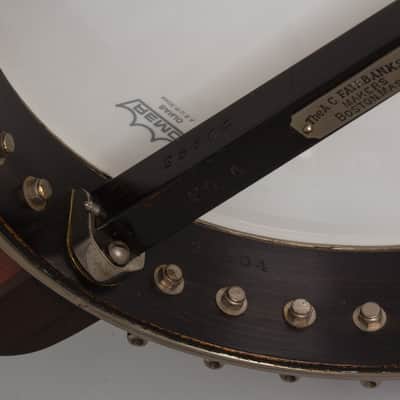 A. C. Fairbanks  # 4 Special 5 String Banjo (1909), ser. #25504, black hard shell case. image 14