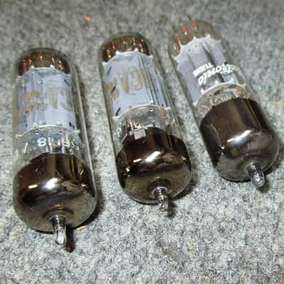 3 6BM8 /ECL82 Telefunken RCA GE tubes 1960s tested used image 3