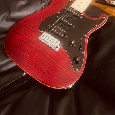 Suhr Pro Series-S4 2010 - Trans Red Flame image 2