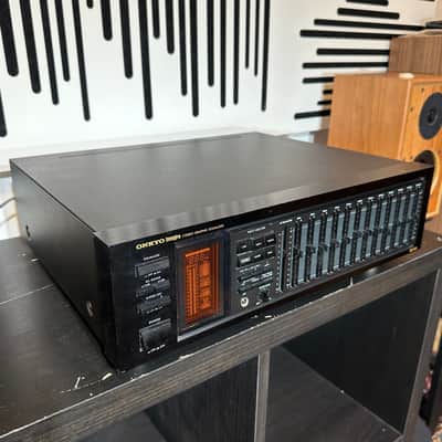 Onkyo Integra Stereo Graphic Equalizer EQ-540 1980s - Black image 5