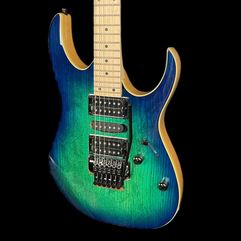Ibanez RG370AHMZ-BMT RG Electric Guitar, Blue Moon Burst w/ | Reverb