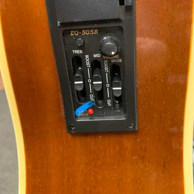 Returned Kona acoustic electric guitar sunburst KSP1CESB image 8