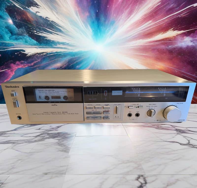 ✨ Technics M224 Stereo Cassette Deck FULL FRESH SERVICE VU METERS BEAUTY🎶🔥