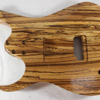 Finished Zebrawood RG Guitar body fits Ibanez(tm) 6 string AANJ RG and Jem Necks J1398 image 3