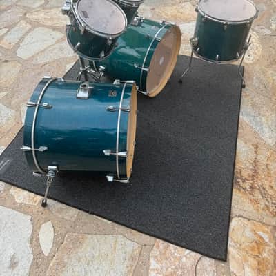 Tama Superstar Classic Maple Blue / Aqua 5pc Double Bass Drum Set kit !! image 15
