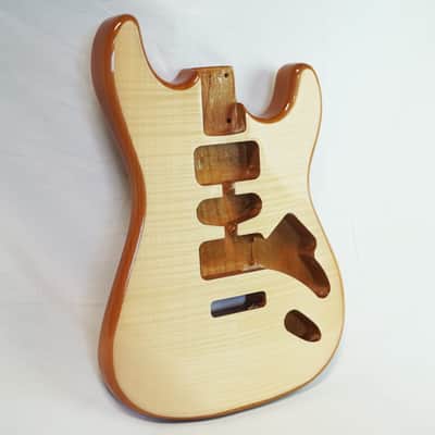 Crafter Series DIY Alder Strat Body Flame Maple Top image 2