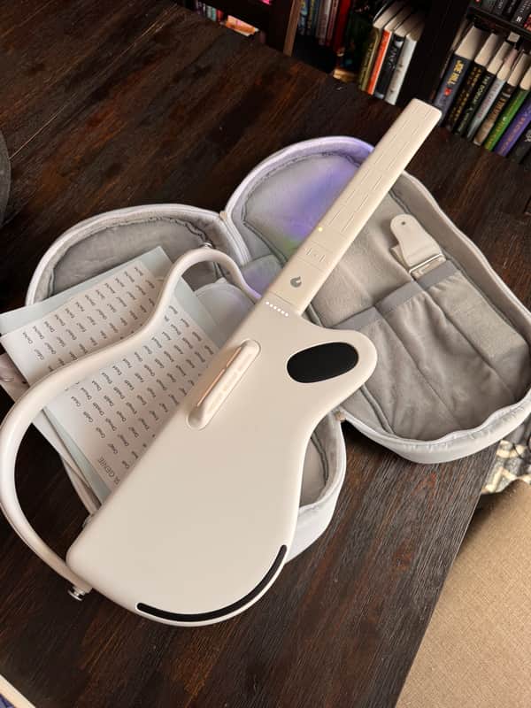 Lava Genie 2025 Smart Guitar / Sampler - White image 1