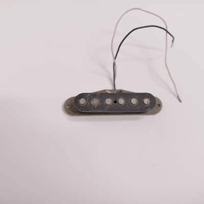1975 Vintage Fender Stratocaster Middle Neck Pickup Gray-Bottom Flat-Pole 5.35K Electric Guitar 1970's image 5