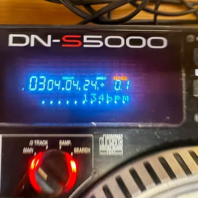 Denon DN-S5000 CD Decks (Pair) - Cases - Glowtronics Glow-In-The-Dark Slipmats - Fully Working image 5