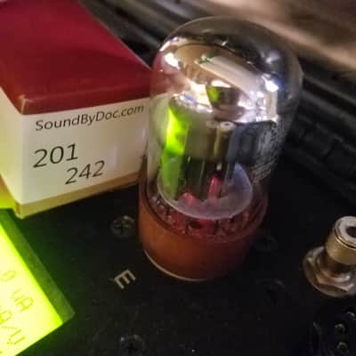 Sylvania Perfect 0% Matched Pair (2) JAN-CHS-6SN7WGT WGTA tNOS AT1000 TESTED Balanced! PI Vacuum Tubes 3-hole Bad Boy rugged military dual triode 1951-1957 image 8