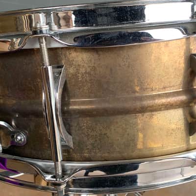 Black Swamp Percussion 5x14 DynamicX Medallion Brass Snare Drum (Rm 4) image 3