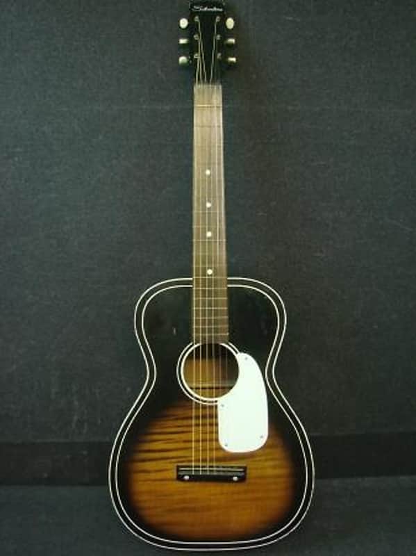Silvertone H604ヴィンテージ1961年アコースティックギター Vintage Silvertone H604 Parlor Acoustic Guitar Sunburst | Reverb