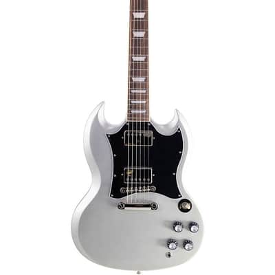 Brand New Epiphone Inspired by Gibson SG Standard Silver Mist image 2