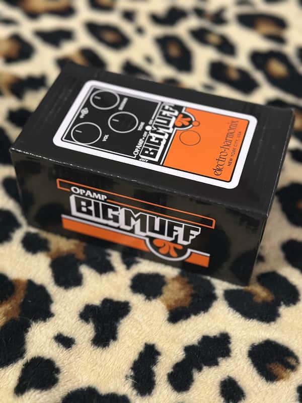 Electro-Harmonix Op Amp Big Muff Pi Reissue 2017 - Present - Black/Orange image 1