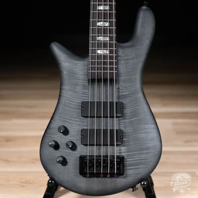 Spector Euro 5 LX 5-String Left-Handed Bass Guitar – Trans Black Stain Matte image 2