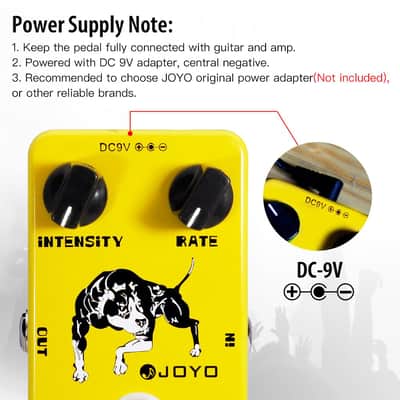 Joyo JF-09 Tremolo Guitar Pedal, Optical Photoelectric Circuit for Classic Tube Amp-Style Tremolo, True Bypass image 8