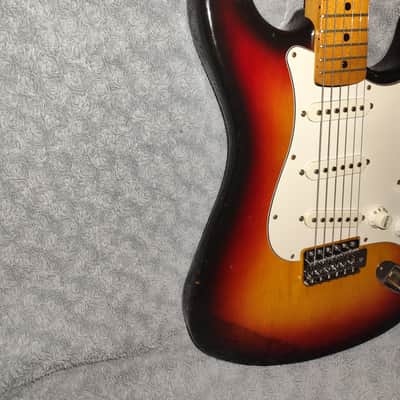 Guitare Electrique Vintage Cimar 1940 DM 388 1970s - Sunburst image 5