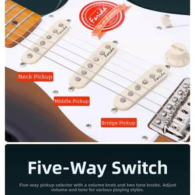 Farida F3030 Electric Guitar - Excellent Condition - All-Ages / Beginner Friendly image 4