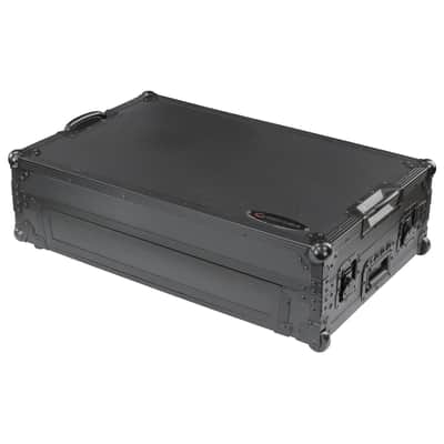 Odyssey FZGSDDJREV5CWBL - Black Label DDJ-REV5 1U Flight Case with Glide Style Laptop Platform and Corner Wheels image 4
