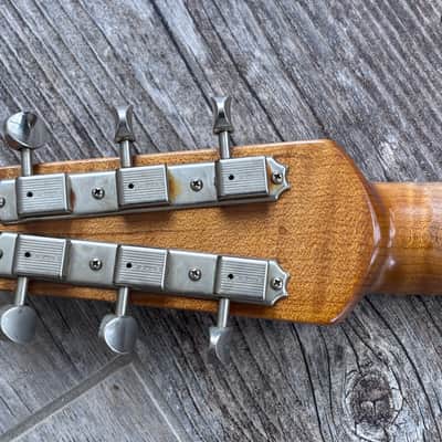 2022 Shabat Lion GB Aged Boutique Electric Guitar - Roasted Flame Maple Neck image 12