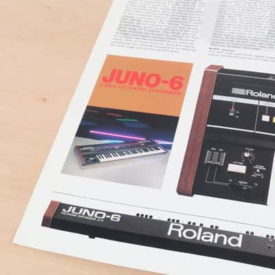 Roland Juno-6 polyphonic synthesizer brochure image 3