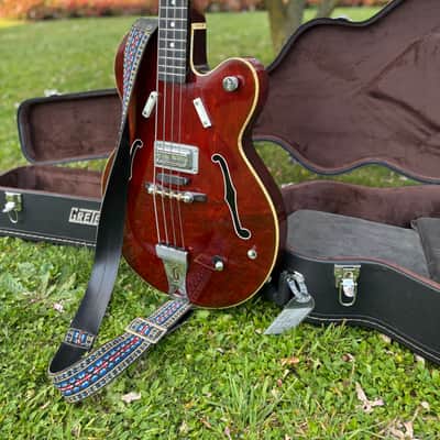 Gretsch 6071 Hollowbody Bass 1968 - Walnut image 10