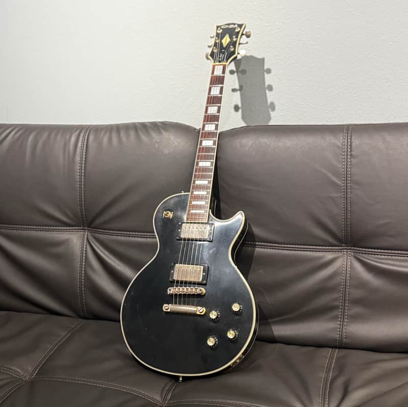 Electra Les Paul Custom Black Beauty Copy MIJ