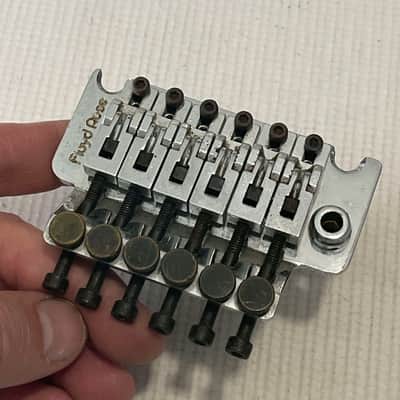 1980's Original German Made Chrome Floyd Rose Guitar Tremolo Bridge image 7