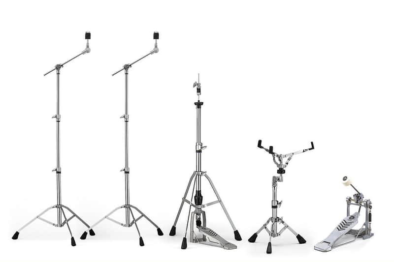 Yamaha HW-780 2 Boom Cymbal Stands, Snare Stand, Hi-hat Stand and Bass Drum Pedal image 1