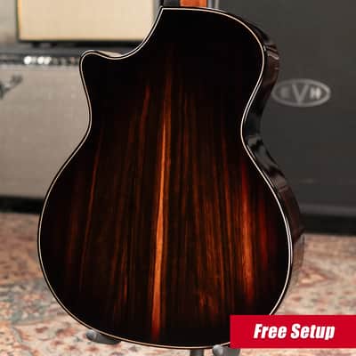 Taylor (1 of 42) Builder's Edition 814ce LTD Grand Auditorium Acoustic/Electric Guitar - Macassar with Hardshell Case image 2