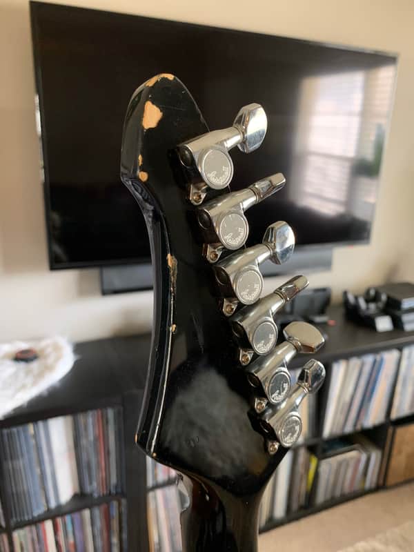 Aria Pro II RS INAZUMA-V 1984 Zebra Stripe | Reverb