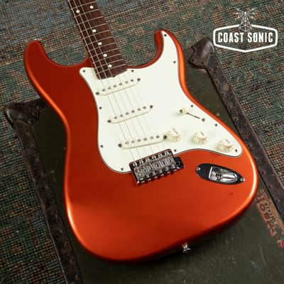 2017 Fender Traditional 60s Stratocaster Made in Japan Rare Candy Tangerine image 6